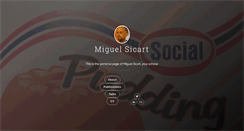 Desktop Screenshot of miguelsicart.net