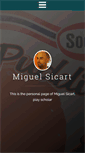 Mobile Screenshot of miguelsicart.net